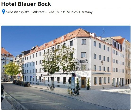 Hotel Blauer Bock