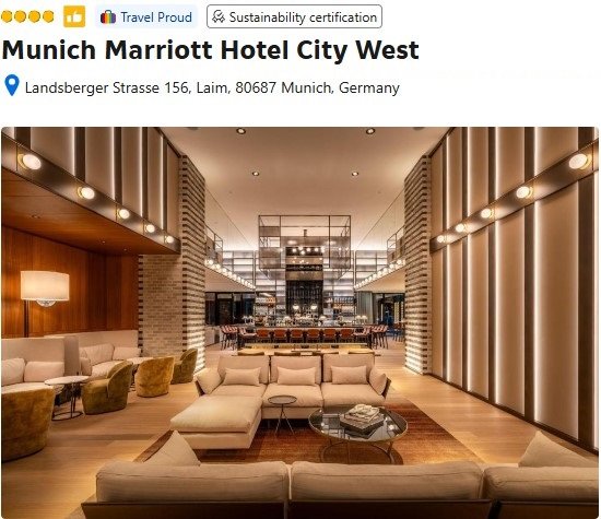 Munich Marriott Hotel City West