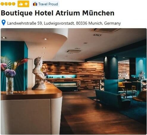 Boutique Hotel Atrium München