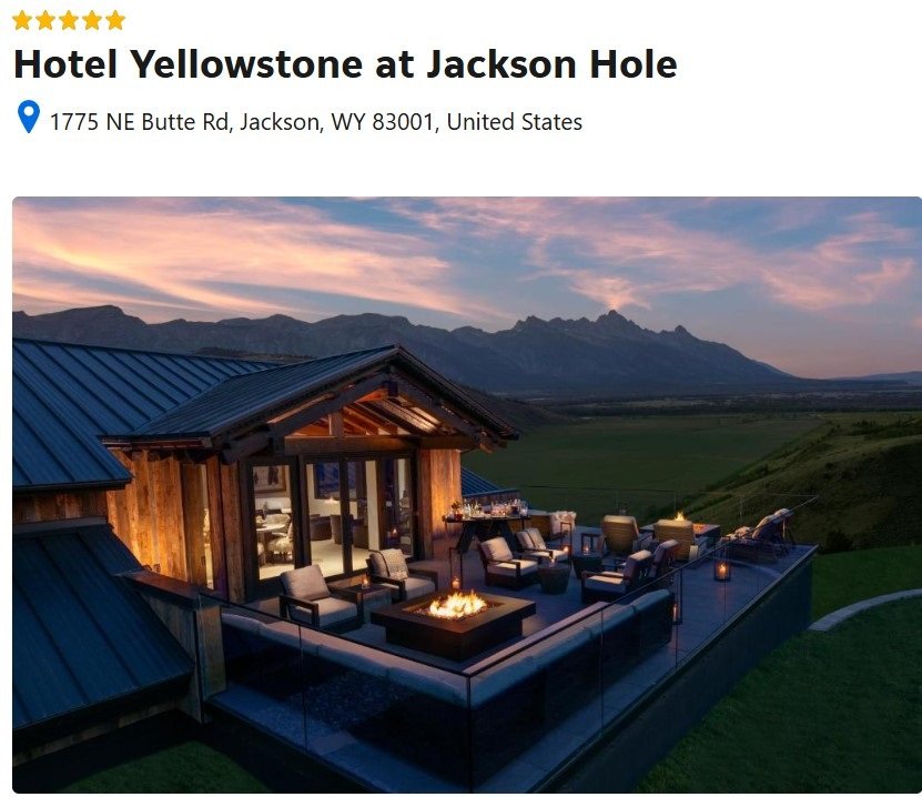 Hotel Yellowstone at Jackson Hole